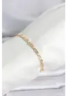 CM 14K Gold Renk Geometrik Model Kadın Bileklik