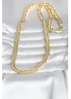 CM 14K Gold Renk Kalın Zincir Model 60 cm Kadın Kolye