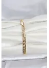 CM 14K Gold Renk Kalın Zincir Model Kadın Bileklik