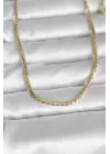 CM 14K Gold Renk Yassı Model 60 cm Kadın Kolye