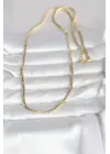 CM 14K Gold Renk Yassı Model 60 cm Kadın Kolye