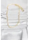 CM 14K Gold Renk Zincir Model 60 cm Kadın Kolye