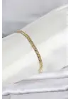 CM 14K Gold Renk Zincir Model Kadın Bileklik