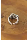 Düğüm Model Metal Ayarlanabilir Erkek Yüzük