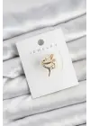 Gold Renk Çelik Diken Model Kıkırdak Earcuff Küpe