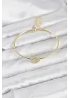 Gold Renk Çelik Model Kadın Bileklik