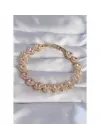Gold Vip Model Kalpli Taşlı Bileklik