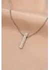 Gümüş Renk Metal Kolye