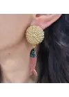 Kırmızı Renkli Balık Küpe Sallantılı