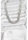 Çelik Cuba Chain Gurmet Model Kolye