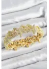 Pirinç Deniz Yıldızı Model Gold Renk Lastikli Kadın Bileklik
