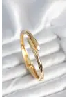 Pirinç Gold Renk Kadın Kelepçe Bileklik