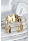 Pirinç Gold Renk Levha Model Kadın Bileklik