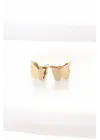  Altın Minimal Kelebek Küpe