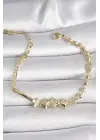 Pirinç Gold Renk Zirkon Taş Detay Xuping VIP Exclusive Seri Bileklik