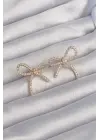  Altın Zirkon Taşlı Fiyonk Küpe