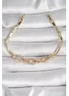 Pirinç Gold Renk Zirkon Taşlı Xuping Exclusive VIP Seri Kadın Bileklik