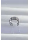  Gümüş Yonca Earcuff Küpe