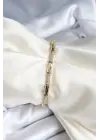 Pirinç Kemik Model Zirkon Taşlı Gold Renk Kadın Bileklik