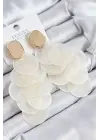 Pirinç Sallantılı Sedef Model Gold Renk Kadın Küpe