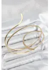 Pirinç Sarmal Model Gold Renk Pazu Bileklik