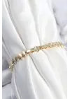 Pirinç VIP Seri Gold Renk Sıralı Arpa Model Kadın Bileklik