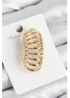Çelik Yay Model Gold Renk Sağ Kıkırdak Küpe