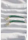  Yeşil Renk Botega Küpe