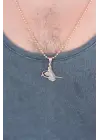 Rose Renk Metal Osmanlı Tuğra Figürlü Erkek Kolye