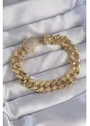 Vip Seri Gurmet Zirkon Taşlı Gold Renk Bileklik