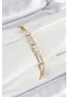 Xuping Pirinç Parçalı Su Yolu Model Gold Renk Kadın Bileklik