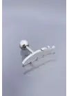 Yaprak Model 316L Cerrahi Çelik Piercing