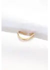 Yassı Altın Ayarlanabilir Yüzük