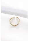 Yassı Altın Ayarlanabilir Yüzük