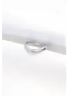 Yassı Silver Renk Ayarlanabilir Yüzük