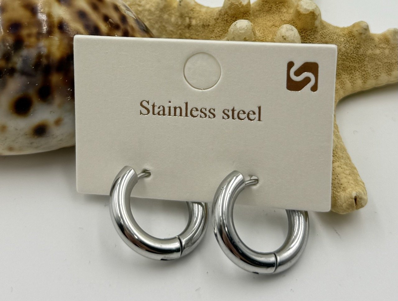 Çelik Halka Küpeler