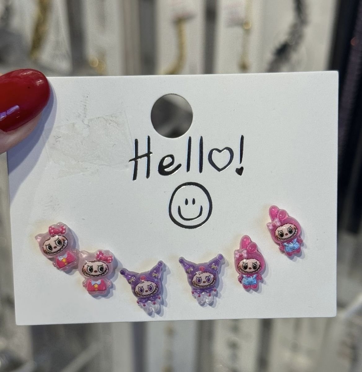 Kararmaz çocuk küpe seti