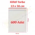 13x16 cm. Kilitli Torba (600 Adet)