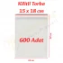 15x18 cm. Kilitli Torba (600 Adet)