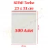 23x31 cm. Kilitli Torba (300 Adet)