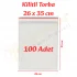 26x35 cm. Kilitli Torba (100 Adet)