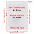 4x25+5 cm.(4x30) 50 Adet Şeffaf Bantlı Yapışkanlı OPP Poşet
