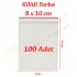 8x10 cm. Kilitli Torba (100 Adet)