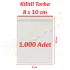 8x10 cm. Kilitli Torba (1.000 Adet)