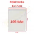 6x7 cm. Kilitli Torba (100 Adet)