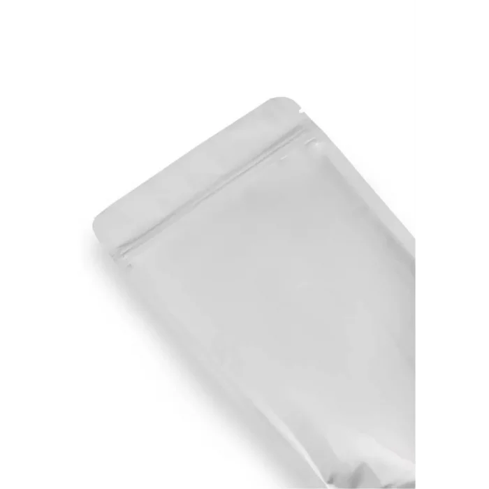 Beyaz Kraft Pencereli Doypack 25x34x12 cm (50 Adet)