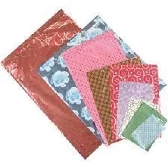 70x100 cm. Bantsız Metalize Hediye Paketi - 100 Adet