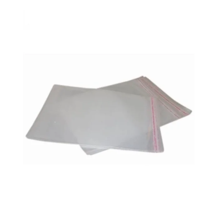 8x25+5 cm.(8x30) 1.000 Adet Şeffaf Bantlı Yapışkanlı OPP Poşet