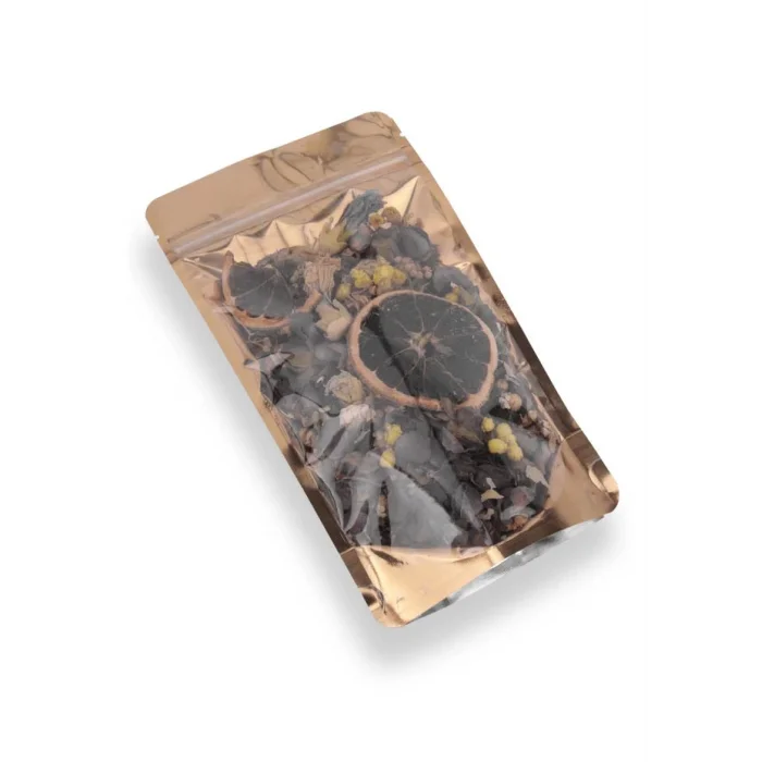 Gold Şeffaf Metalize Doypack 8,5x14,5x5 cm (50 Adet)