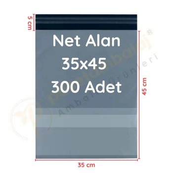 35x45+5 cm (35x50) Cepli Kargo Poşeti 300 Adet